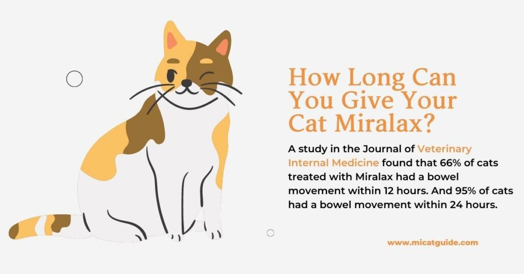 How Long Can I Give My Cat Miralax