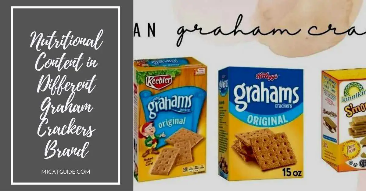 Nutritional Content in Different Graham Crackers Brand