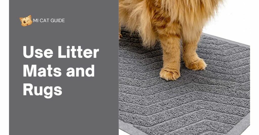 Use Litter Mats and Rugs If Your Cats Pee On Bathroom Rugs